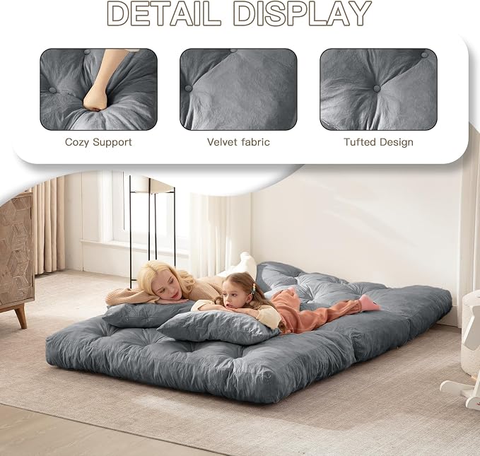 Folding Sofa Bed, Convertible Sleeper Chair - Image 3