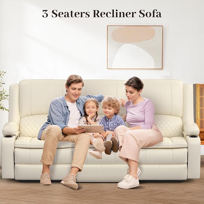 Yolsali 3 Seater Recliner Sofa Set - Image 8