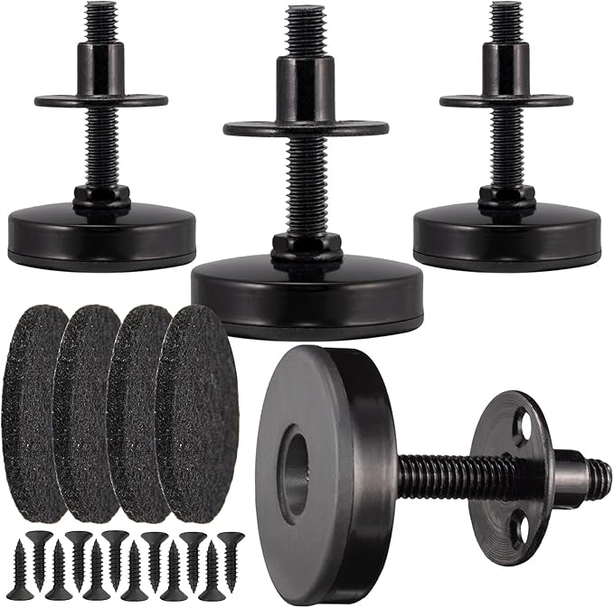 NEWBYTEK 3/8-16 Adjustable Leveling Feet Heavy Duty by DIYfurniturerepairtools