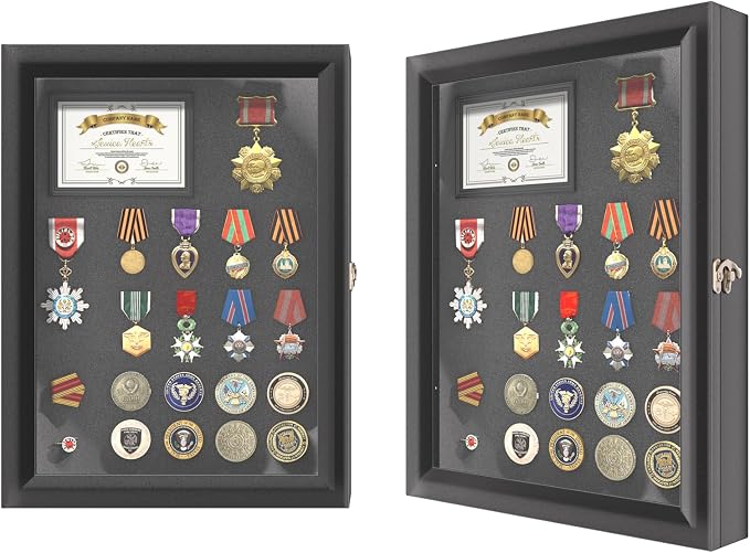 REFGY Challenge Coin Display, Military Coin Holder Display, 11.8 x 15.7 Inch by REFGY