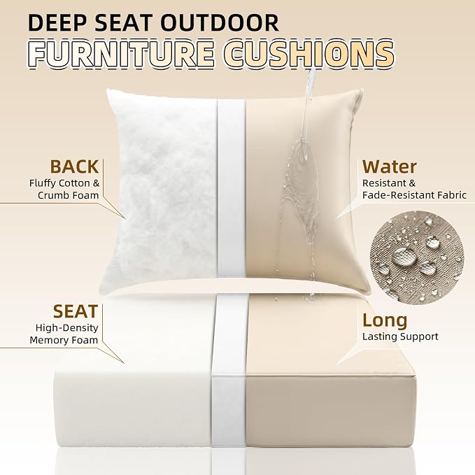 Outdoor Chaise Lounge Chair Cushion - Image 7