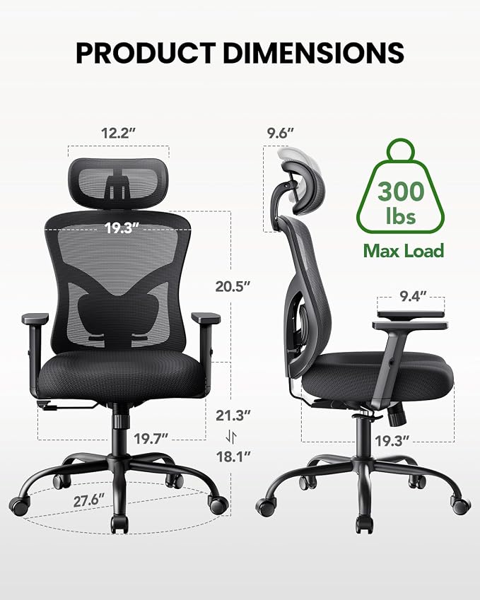 Marsail Ergonomic Office Chair Ergonomic Gaming Chair - Image 2