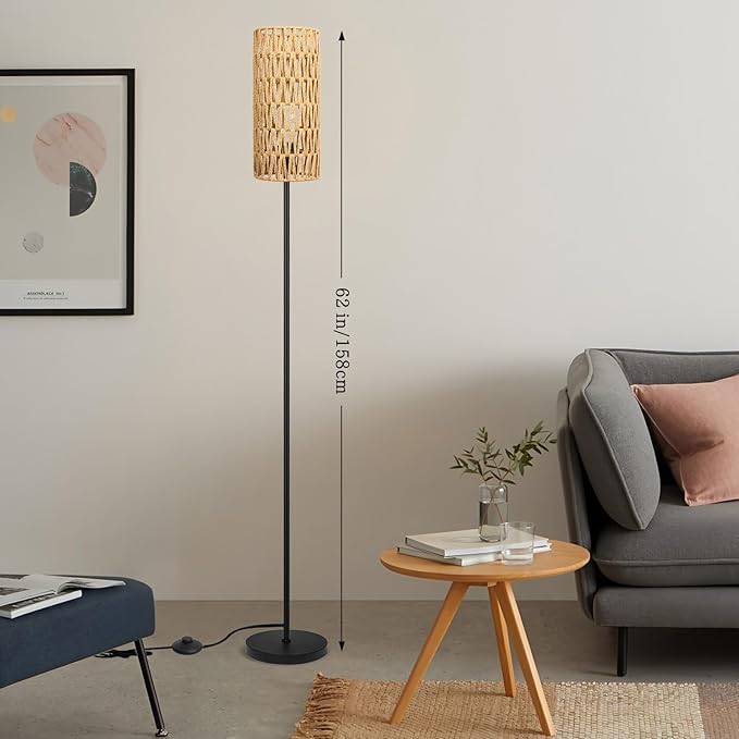 Ruiever Floor Lamp for Living Room, Farmhouse Floor lamp, Modern Standing lamp - Image 2
