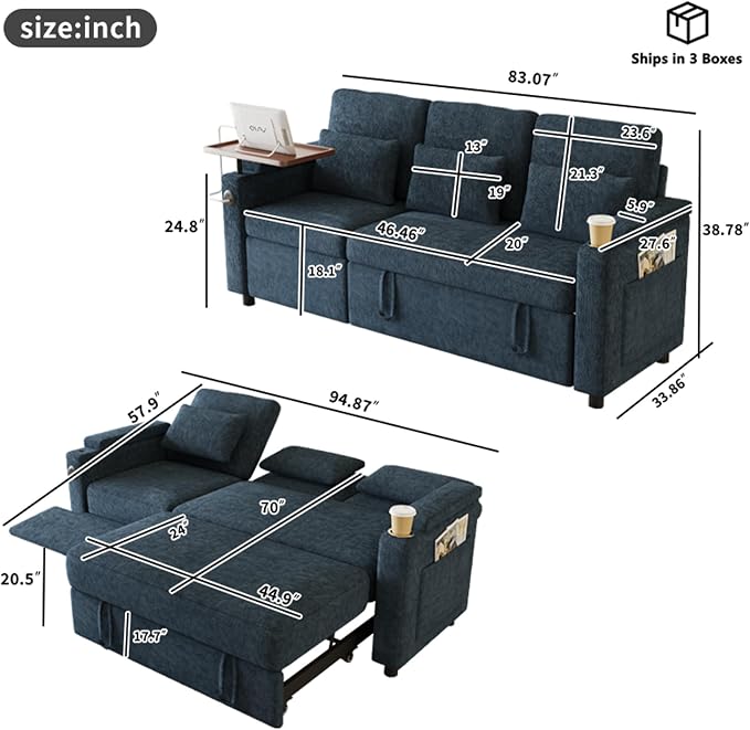 Oversized Modular Sectional Sofa - Image 3