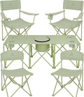 Camping Chair Set of 3, Outdoor Folding Camping Chairs by CAMPHILL