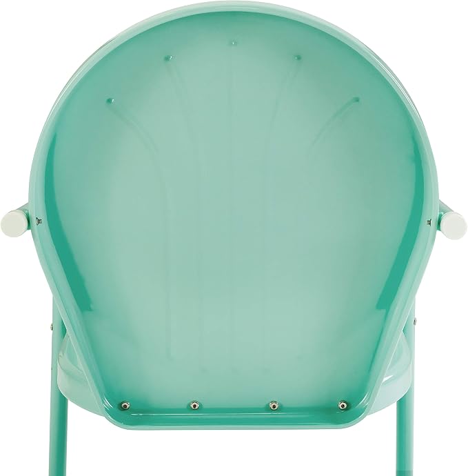 Crosley Furniture Griffith Outdoor Chair, Retro Metal Patio Chairs - Image 13