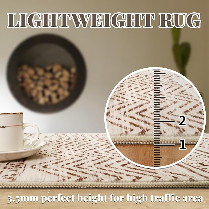 Moroccan Washable Hallway Runner Rug - Image 8