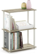 Furinno TURN-N-TUBE Storage Shelves, 3-Tier Book Shelf, Corner Shelf, Toolless by Furinno-FitsYourSpaceFitsYourBudget