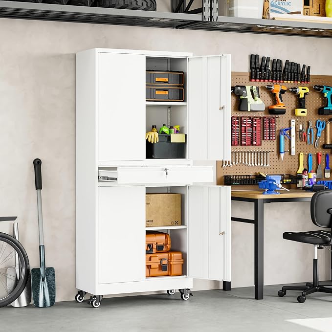 Yizosh Metal Garage Storage Cabinet - Image 6