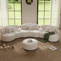homary 7-Seat Curved Modular Sectional Sofa – Velvet Upholstered, Modern Living by Homary