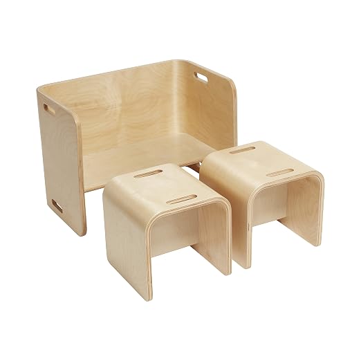 ECR4Kids Premium Bentwood Multipurpose Table and Chair Set, Kids Furniture - Image 12