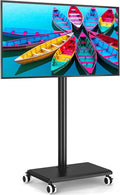 Rfiver Rolling TV Stand for 32 to 55 60 Inch TVs up to 88lbs, Height Adjustable by Rfiver