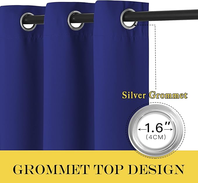 NICETOWN Bedroom Blackout Curtains 95 inch Length - Image 6