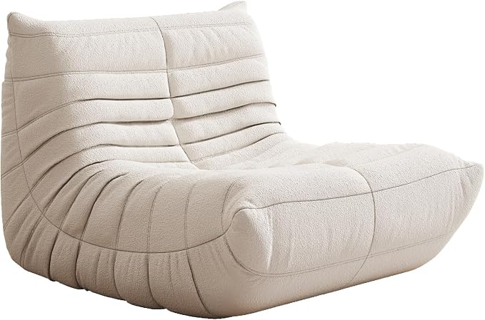 Bean Bag Chair for Adults, Oversized Fireside Chair Comfy Lazy Floor Sofa - Image 4