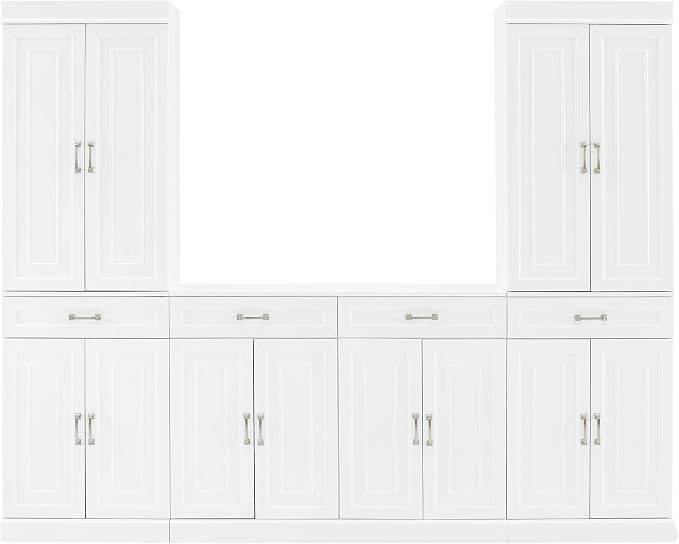 Crosley Furniture Stanton 3-Piece Traditional Sideboard Buffet Cabinet and - Image 4