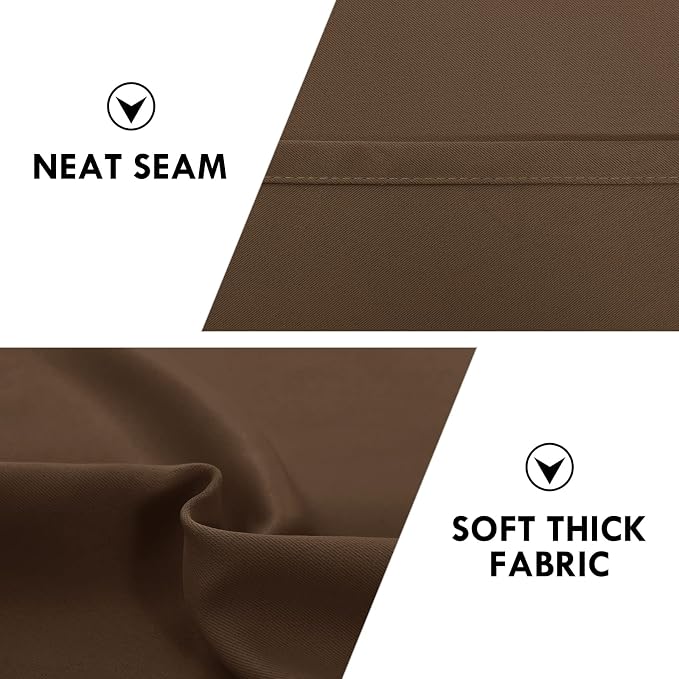 DWCN Blackout Curtains for Bedroom – Thermal Insulated Room Darkening Drapes - Image 6
