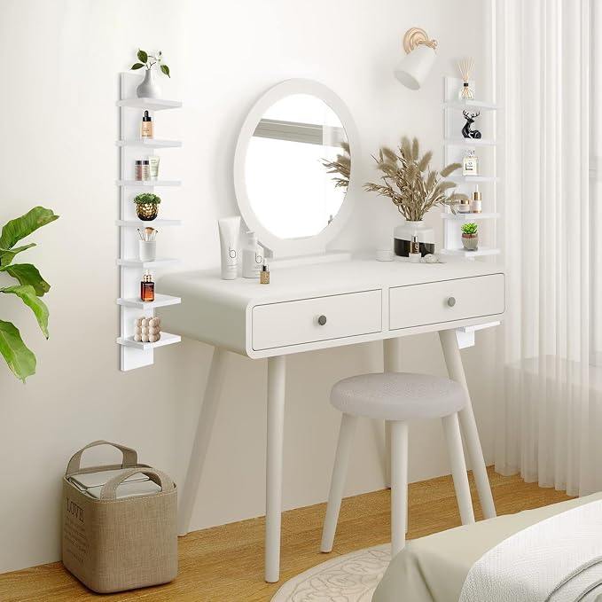 Homaterial Small 7 Tier Vertical Wall Shelf - Image 5