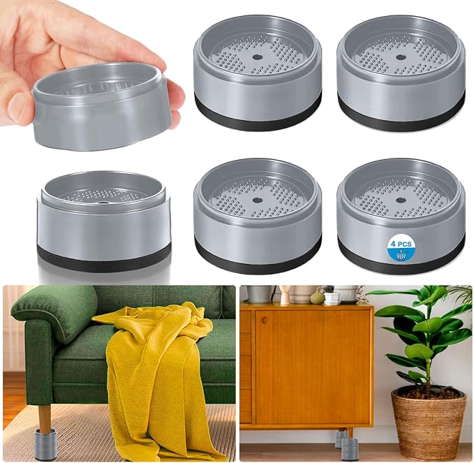 Bed Risers 1 inch, 2 inch, 3 inch, 4 inch Heavy Duty, Adjustable Furniture Riser - Image 7