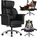 Ergonomic Office Chair with Footrest, Criss Cross Legged Desk Chair with by SUNNOW