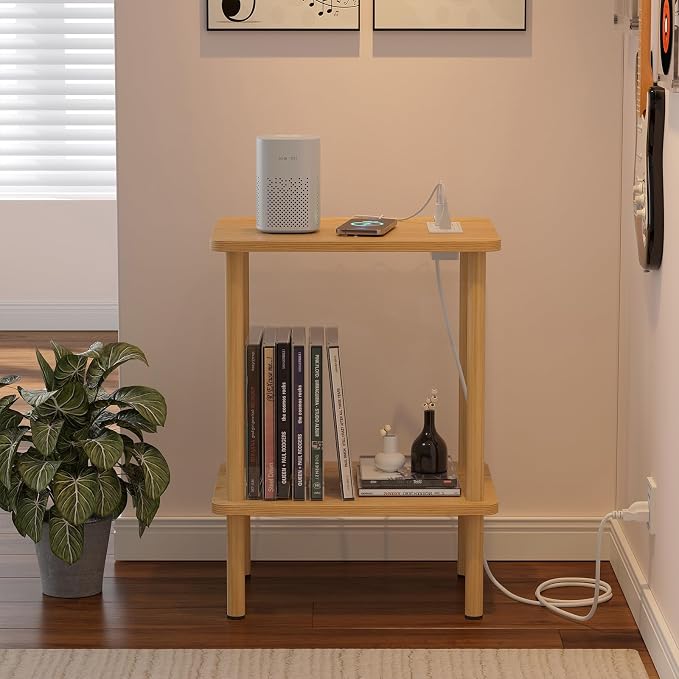 Apicizon 2 Tier End Table, Small Side Table - Image 7