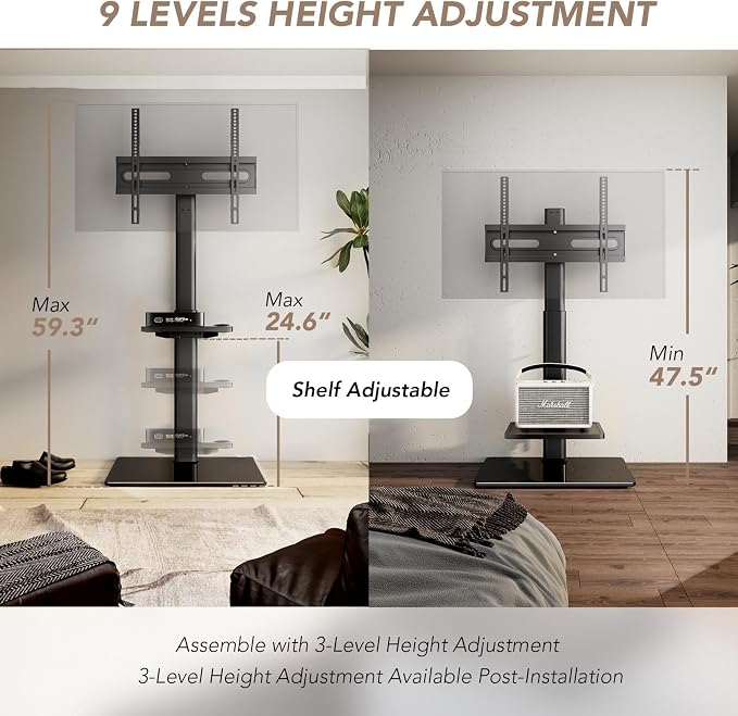AX WABER Universal Floor TV Stand - Image 3