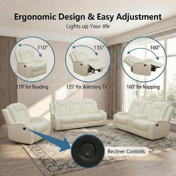 3-Piece Power Recliner Set - Image 3