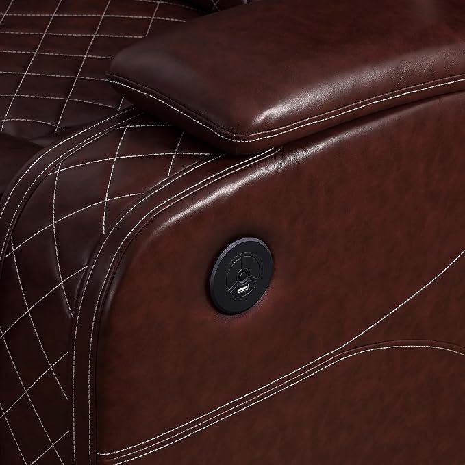 Power Recliner Loveseat Sofa - Image 6