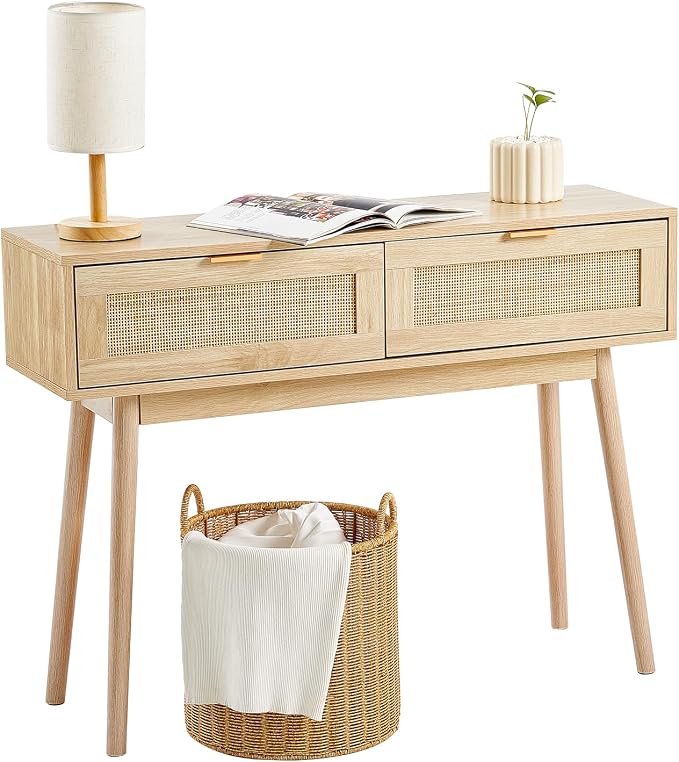 VEVOR Rattan Console Table by VEVOR