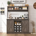 4ever2buy Farmhouse Coffee Bar Cabinet by 4ever2buy