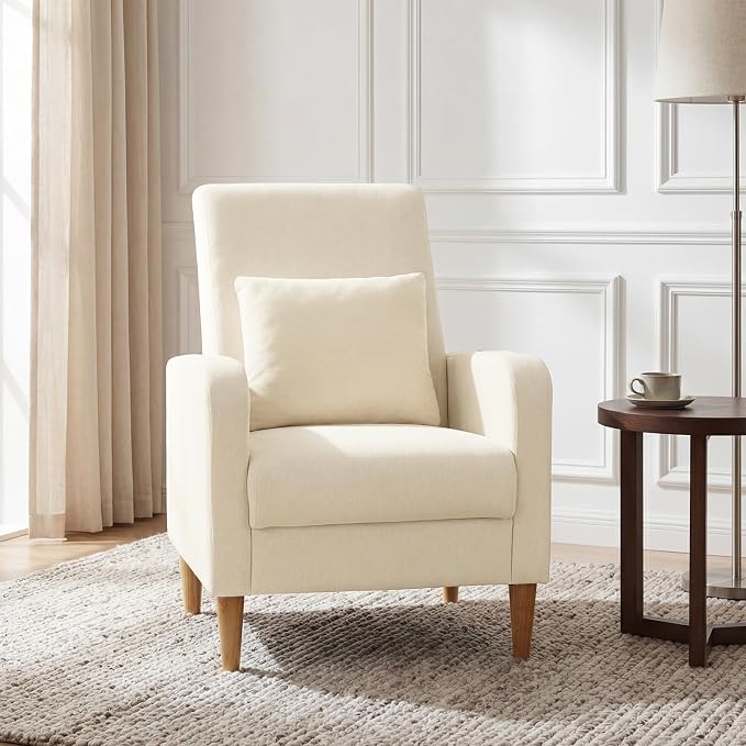 COLAMY Mid-Century Modern Upholstered Accent Chair - Image 6