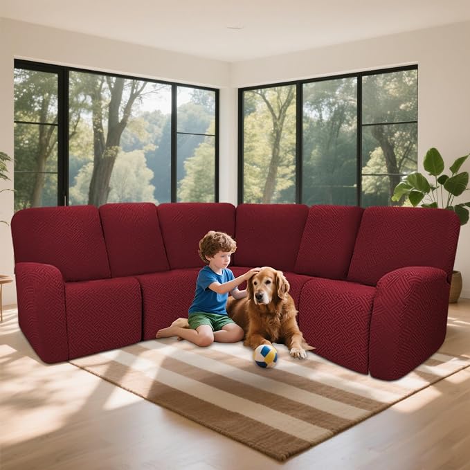 100% Waterproof Sectional Recliner Couch Covers - Image 2