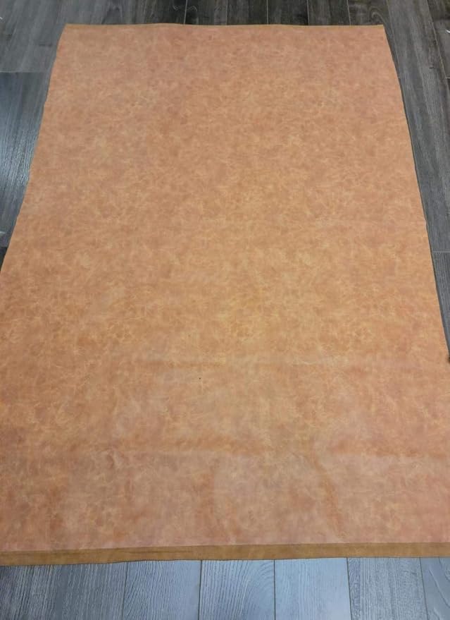 NAT Leathers | Blonde Crazy Horse Soft Faux Vegan Leather PU | 1 Yard Cut by - Image 9