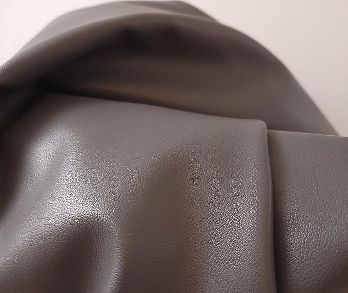 NAT Leathers | Gray Soft Faux Vegan Leather PU | 4 Yards Cut by The Yard | - Image 6