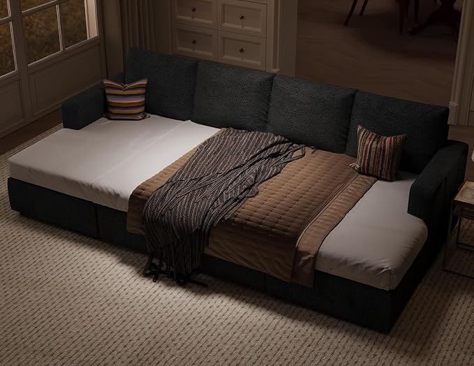 Belffin Modular Sectional Sleeper Sofa Bed - Image 6