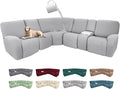 100% Waterproof Sectional Recliner Couch Covers by ROFASVCO