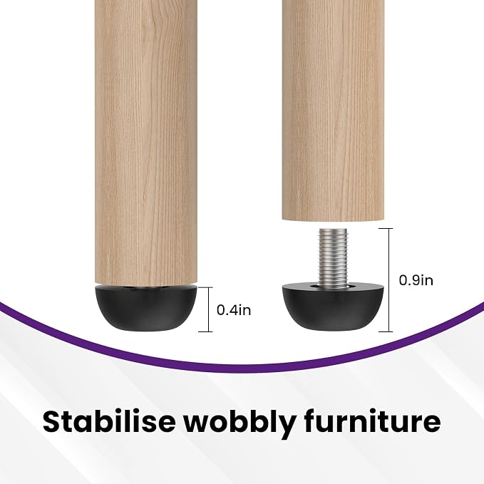 M8 Adjustable Furniture Leg, 304 Stainless Steel Furniture Feet, 8mm x 1.25 - Image 5