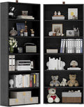 IRONCK Bookshelves and Bookcases Set of 2 Floor Standing 6 Tiers Display by IRONCK
