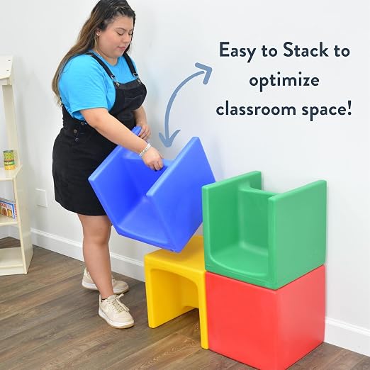 Children's Factory Cube Chair, Flexible Seating Classroom Furniture - Image 9