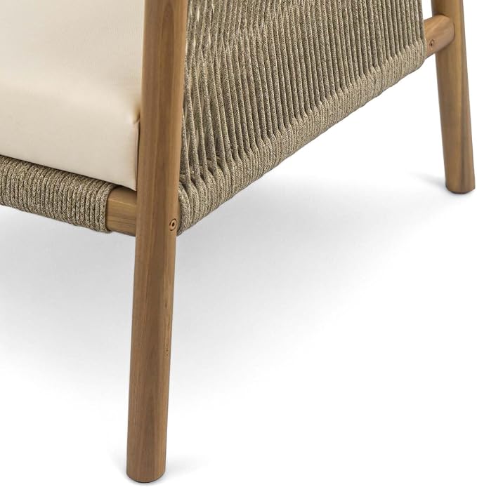 Handwoven Boho Accent Chair, Bohemian Living Room Chair, Accent Chairs - Image 7