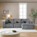 110" Cloud Sectional Couch, Modular Sectional Sofa by HANXIN