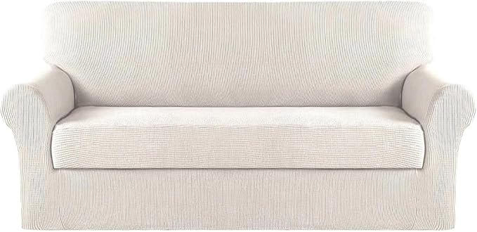 Turquoize Stretch Sofa Slipcover 2 Pieces Sofa Cover Couch Cover by Turquoize