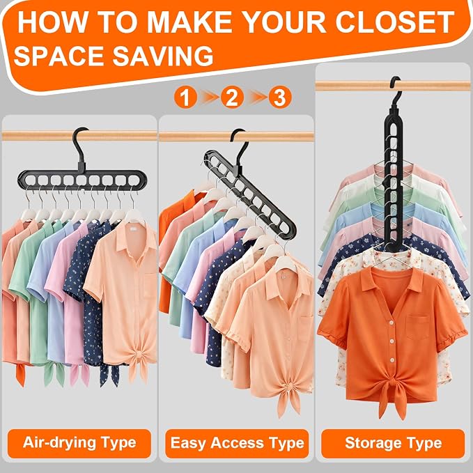 HEYHOUSE Closet Organizers and Storage, College Dorm Room Essentials - Image 8