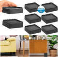 Bed Risers 1 inch, 2 inch, 3 inch, 4 inch Heavy Duty, Adjustable Furniture Riser by EGTTGIN