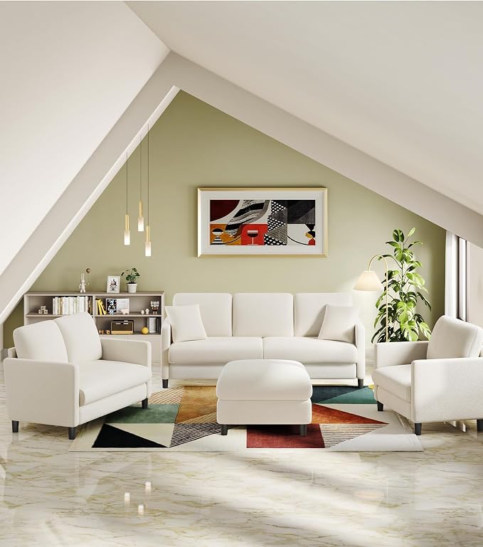 Welzona Loveseat, Comfy Teddy Love Seat - Image 9