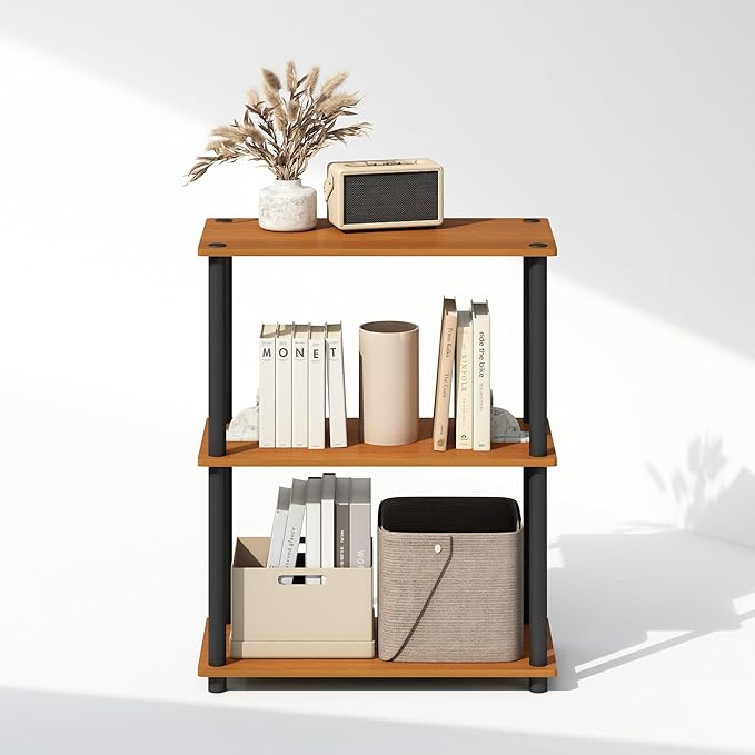 Furinno Turn-N-Tube Book Shelf, 3-Tier Bookshelf, Bookcase - Image 5