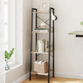 Hzuaneri Ladder Shelf, Bookshelf Bookcase, Freestanding Corner Storage Shelve by Hzuaneri