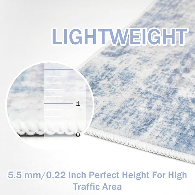 IOHOUZE Abstract Area Rugs 8x10 Ft Washable Large Rugs - Image 5