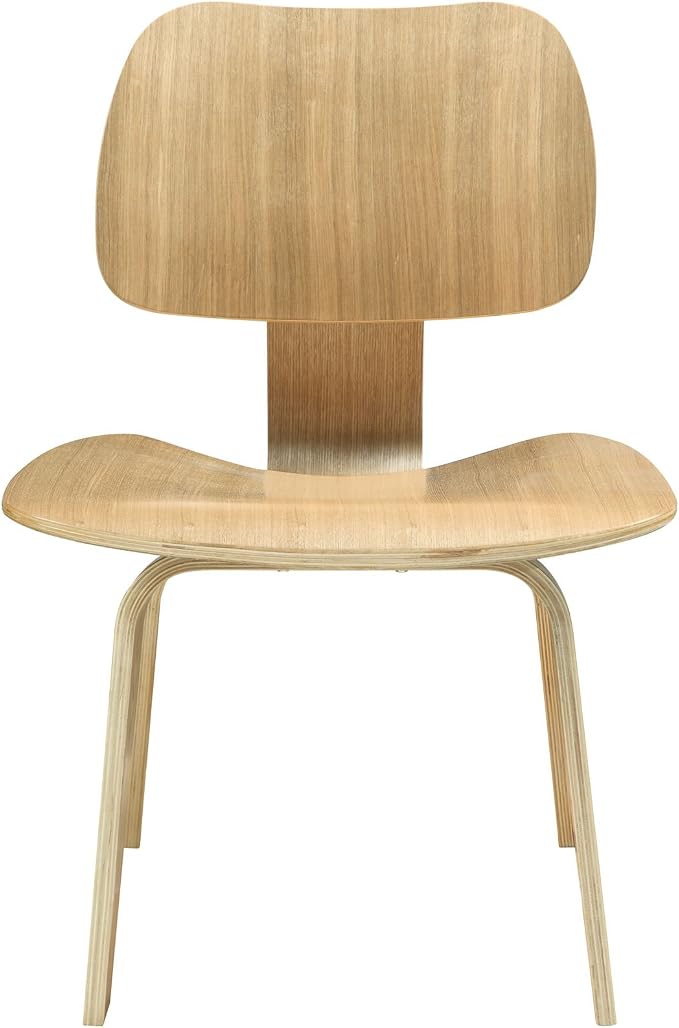 Modway Fathom Mid-Century Modern Molded Plywood Kitchen and Dining Room Chair by Modway