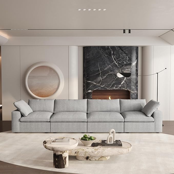 Cloud Modular Sectional Sofa Couch, Minimalist Deep Sofa Couches, Sofa Covers by SofaFurniture