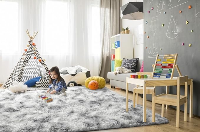 TWINNIS Super Soft Shaggy Rugs Fluffy Carpets 3x5 Feet, Indoor Modern Plush - Image 4